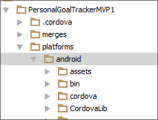 Android Studio Import PhoneGap Path